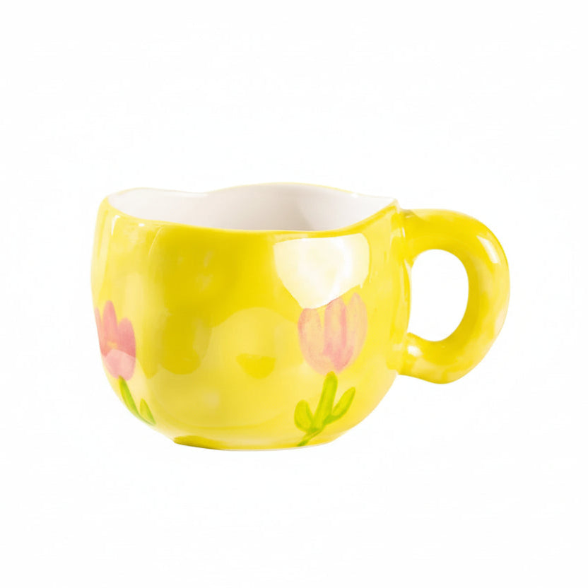 Korean Style Hand-Painted Ceramic Mug