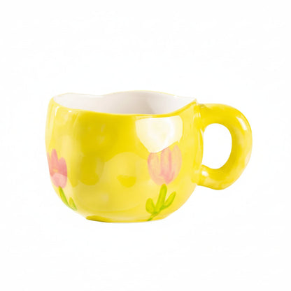 Korean Style Hand-Painted Ceramic Mug