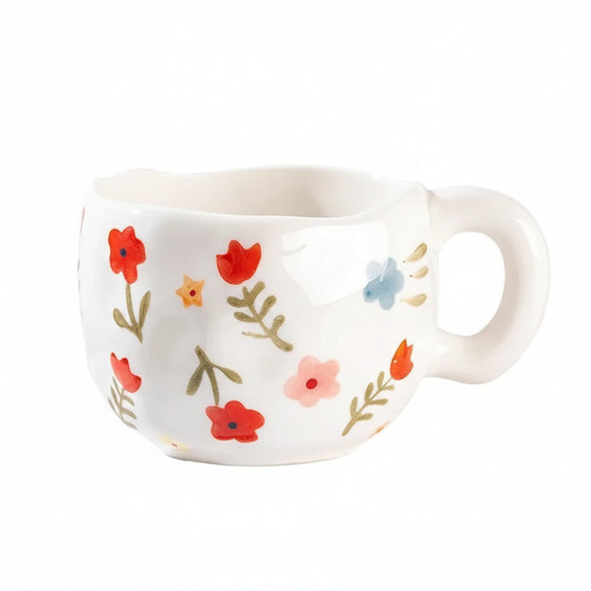 Korean Style Hand-Painted Ceramic Mug