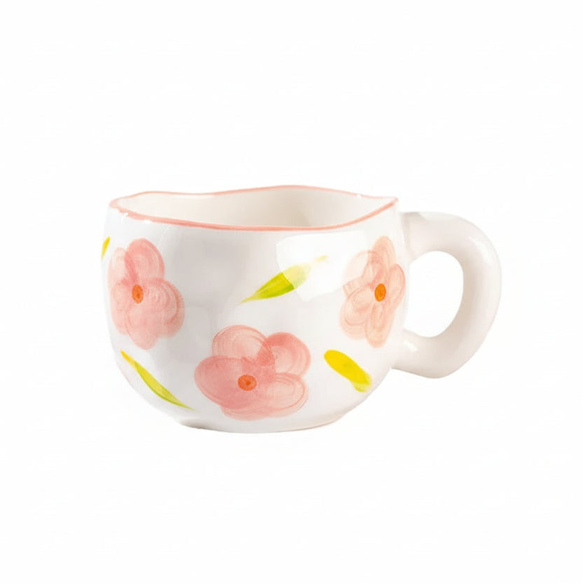 Korean Style Hand-Painted Ceramic Mug